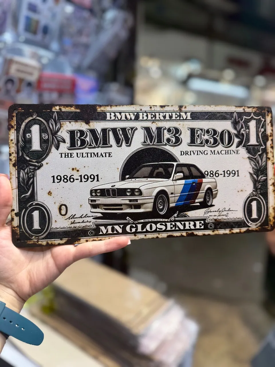 تابلو دکوراتیو BMW M3 E30 کلاسیک | طرح بی ام و اسپرت و کلکسیونی